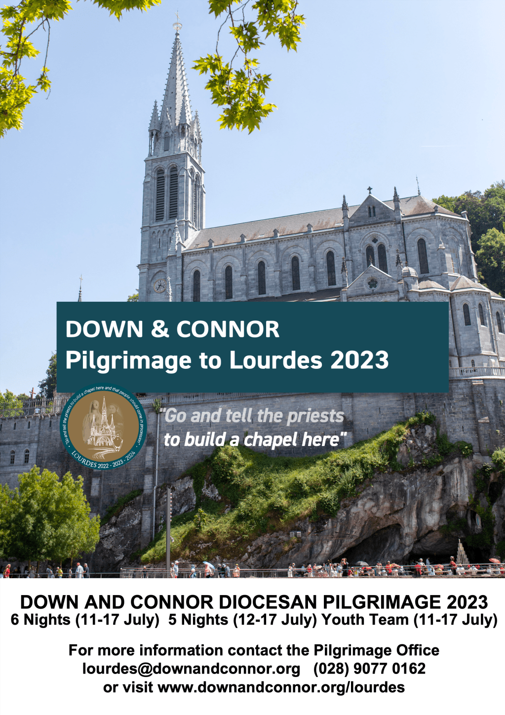 Down & Connor Pilgrimage to Lourdes&nbsp;2023