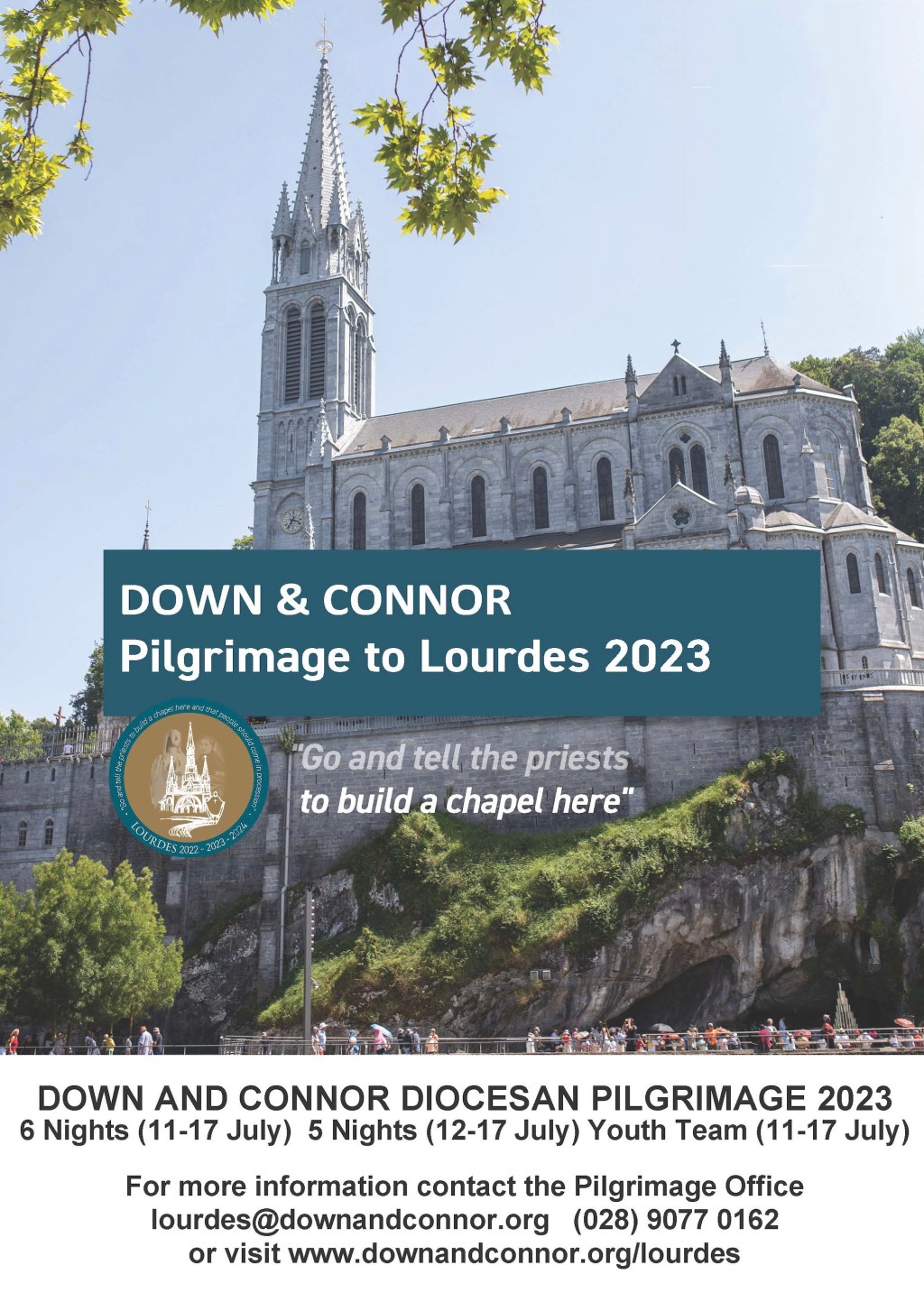 Down & Connor Pilgrimage to Lourdes&nbsp;2023