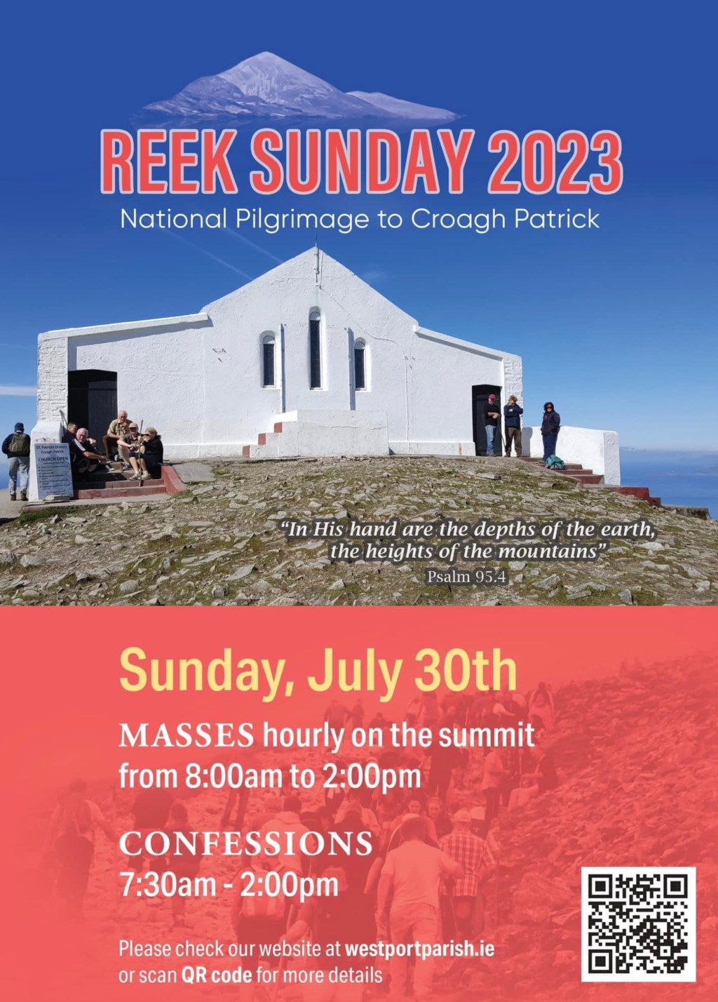 Reek Sunday 2023 – National Pilgrimage to Croagh Patrick