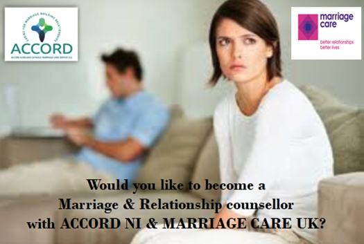 Would You Like To Become a Marriage and Relationship Counsellor with Accord NI? 