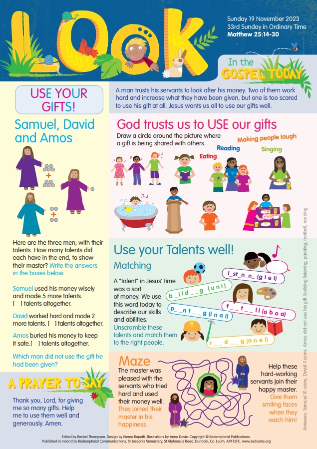 In The Gospel&nbsp;Today