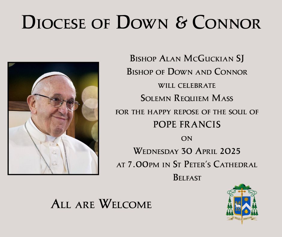 Solemn Requiem Mass for the Happy Repose of the Soul of Pope&nbsp;Francis