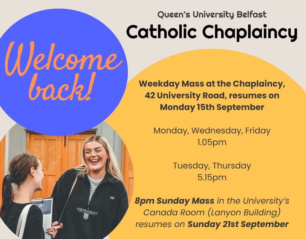 Queen’s University Belfast – Weekday&nbsp;Mass