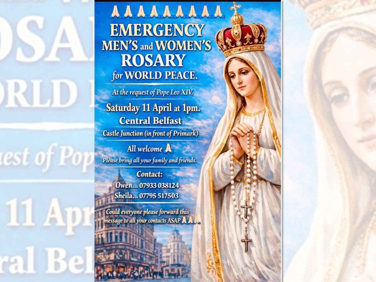 Emergency Men’s and Women’s Rosary for World&nbsp;Peace