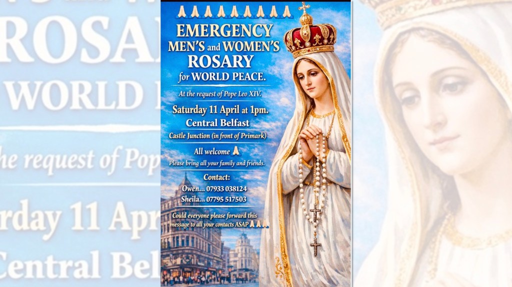 Emergency Men’s and Women’s Rosary for World&nbsp;Peace