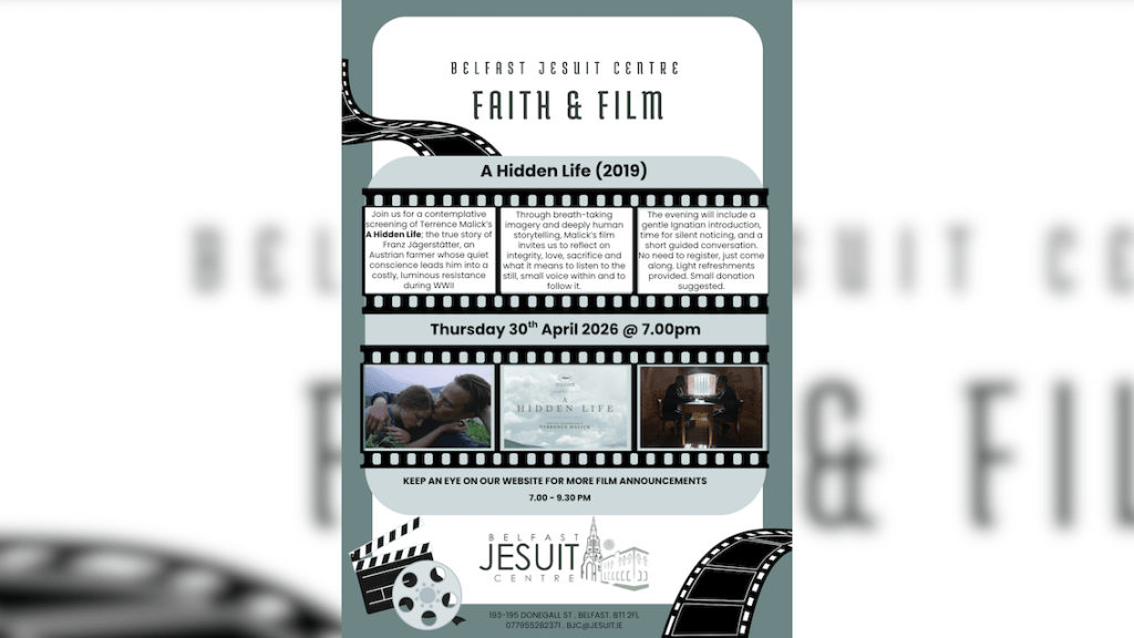 Screening of “A Hidden Life” at the Belfast Jesuit&nbsp;Centre
